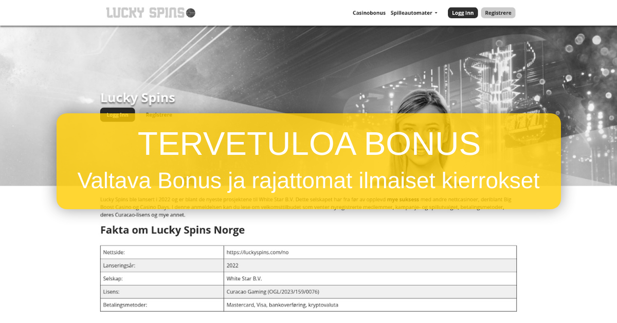 LuckySpins Casino Suomi